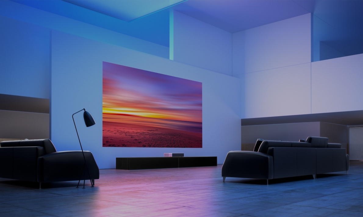 轻松家中看巨幕电影,仅需米家激光投影电视! -