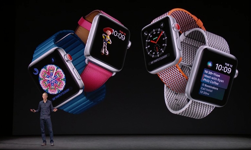Apple Watch3发布:可直接打电话、发微信和听