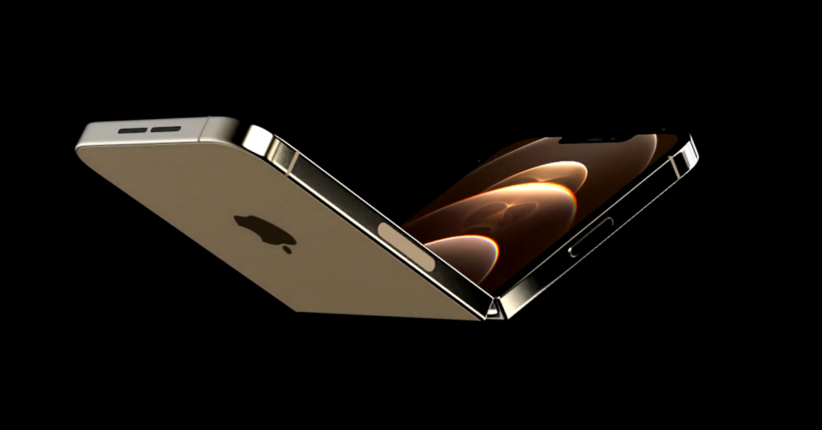 苹果折叠屏iphone终于来了:刘海依旧还在