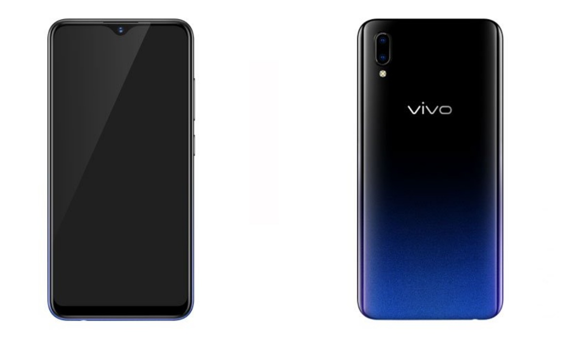 vivo y93曝光:水滴屏 渐变色,处理器沉默