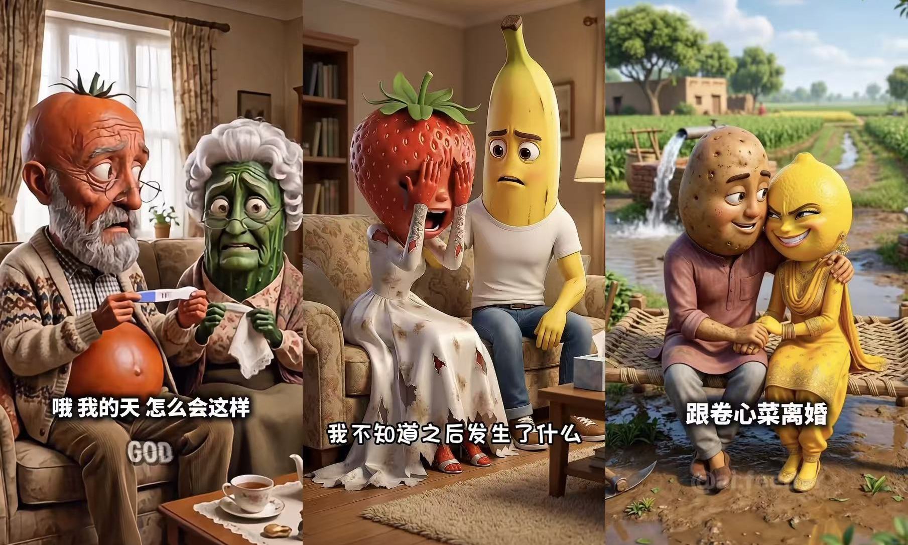 香蕉出轨、iPhone 生娃，烂透了的AI视频为啥一夜火遍全球？