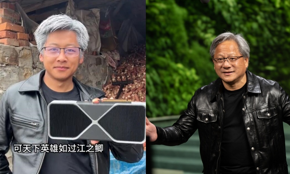 黄仁勋有“分身”了?辽宁小伙穿皮衣拿显卡,播放量破百万!