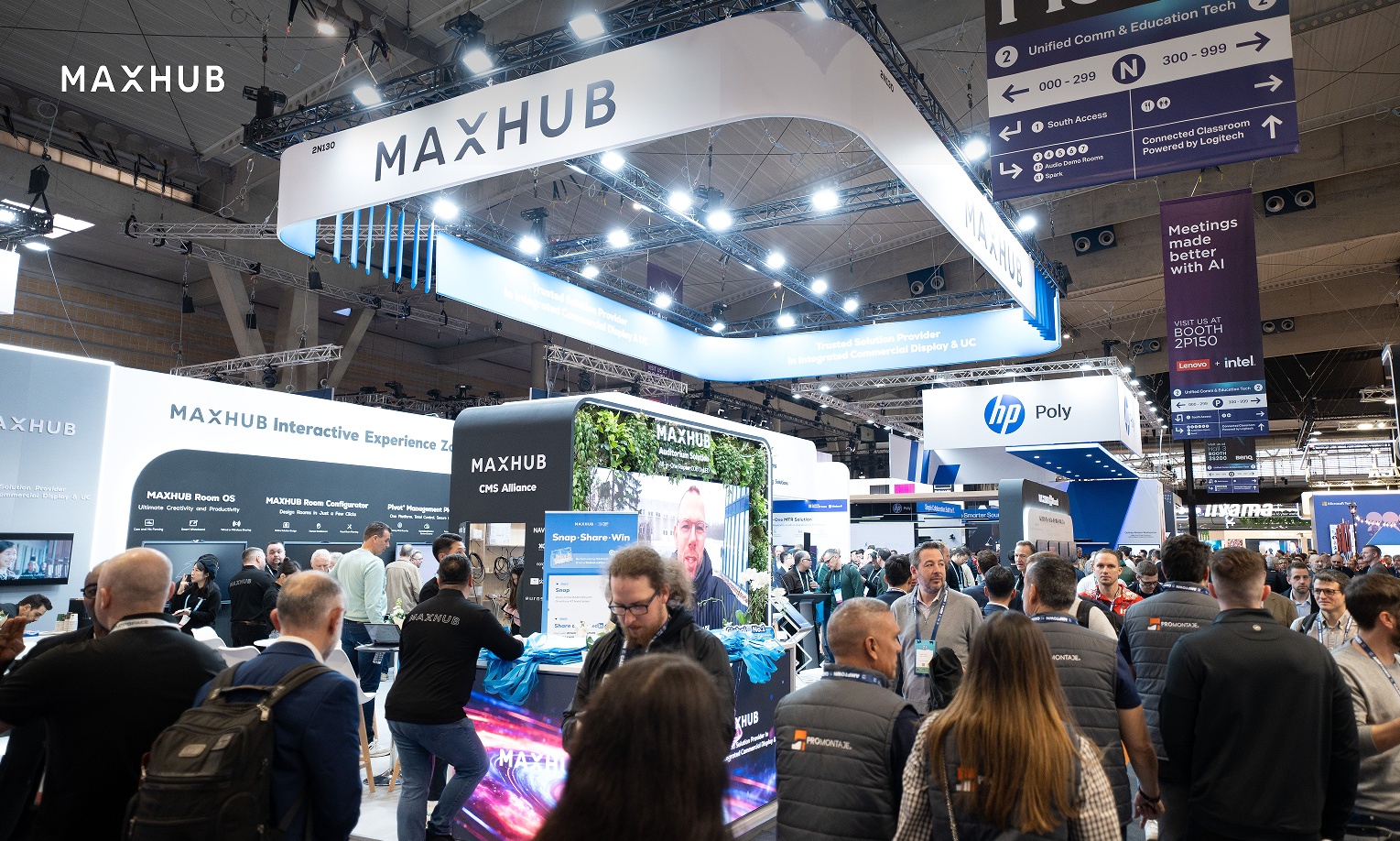 MAXHUB亮相ISE2026：新品齐发，持续深入全球化布局