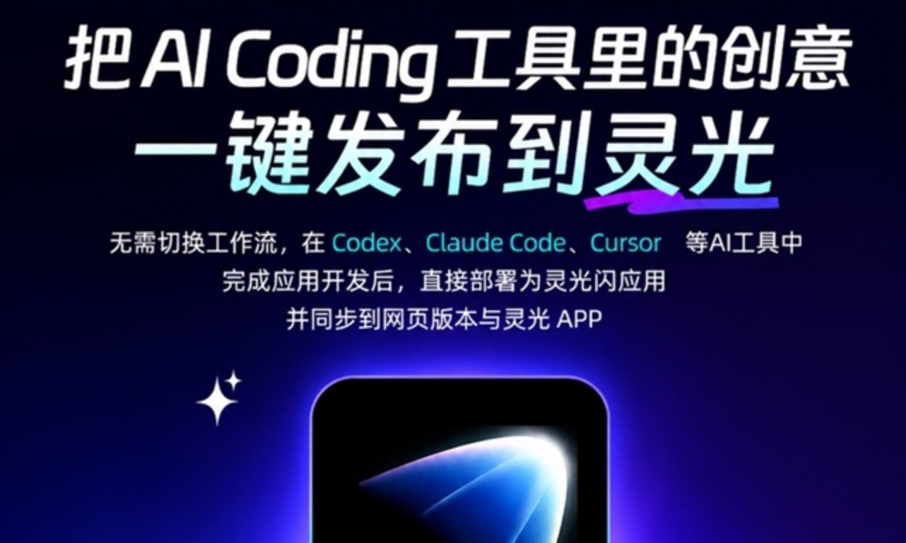 AI应用开发完即可上线！灵光开放“一键部署”功能，支持30余种API与主流AI工具