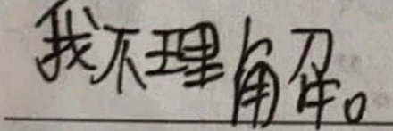 我不理解 手写字体表情包（孙一宁王思聪聊天表情包） - 孙一宁王思聪聊天表情包_斗图表情