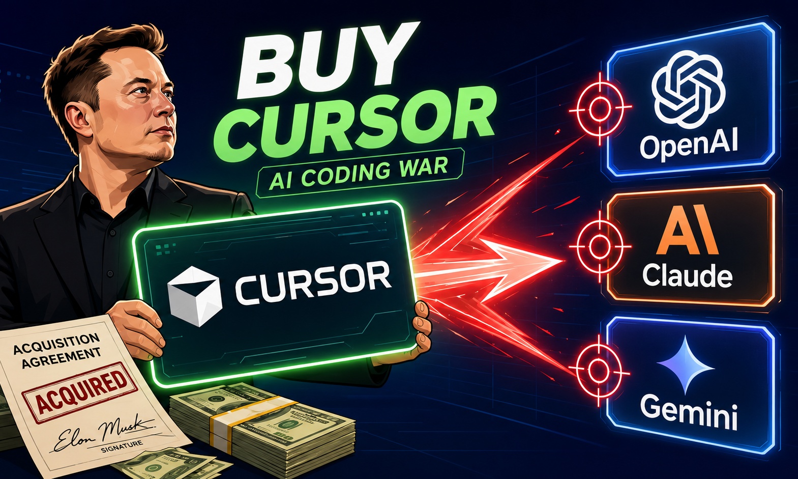 SpaceX吞下Cursor,马斯克狂补Coding:AI大战新重点定了
