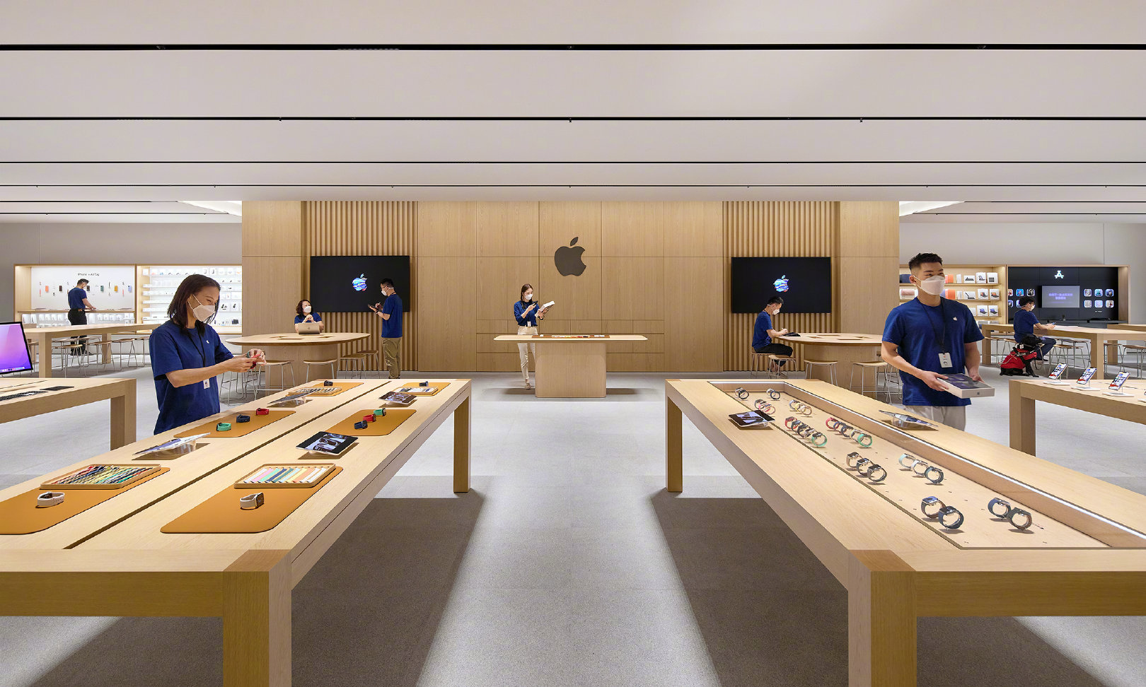 武汉首家Apple Store来了，苹果直营店数量创新纪录