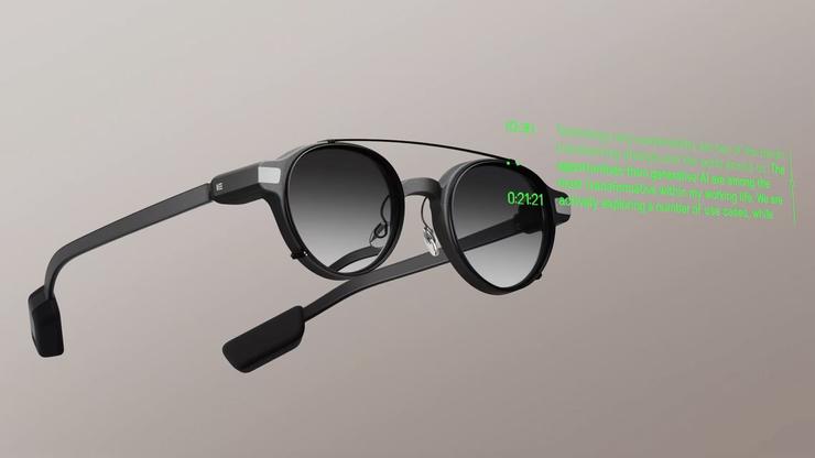 Even G1极简绿色显示近视智能眼镜