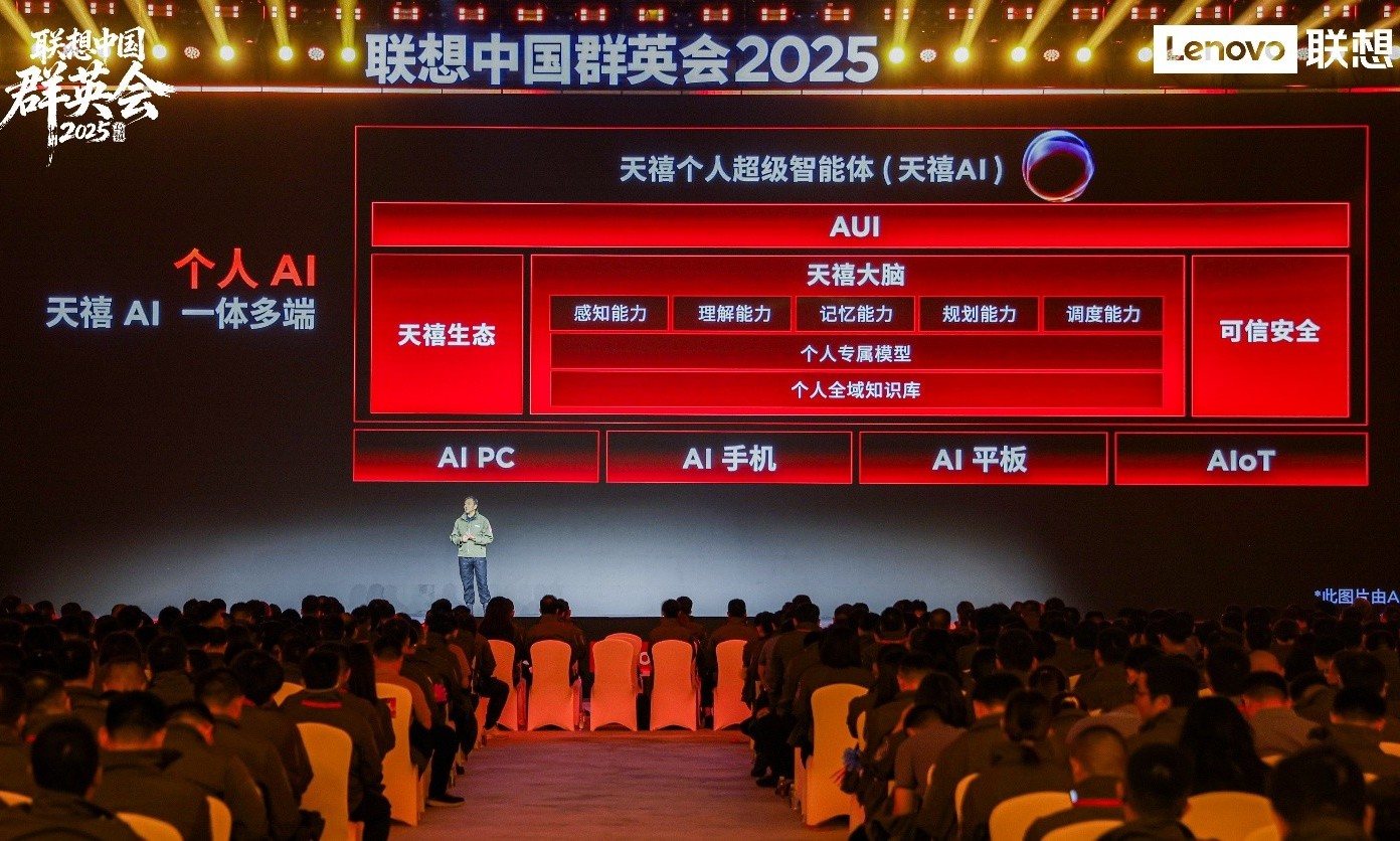 联想中国交出第二财季成绩单：个人AI业务持续领跑，企业AI业务增势强劲