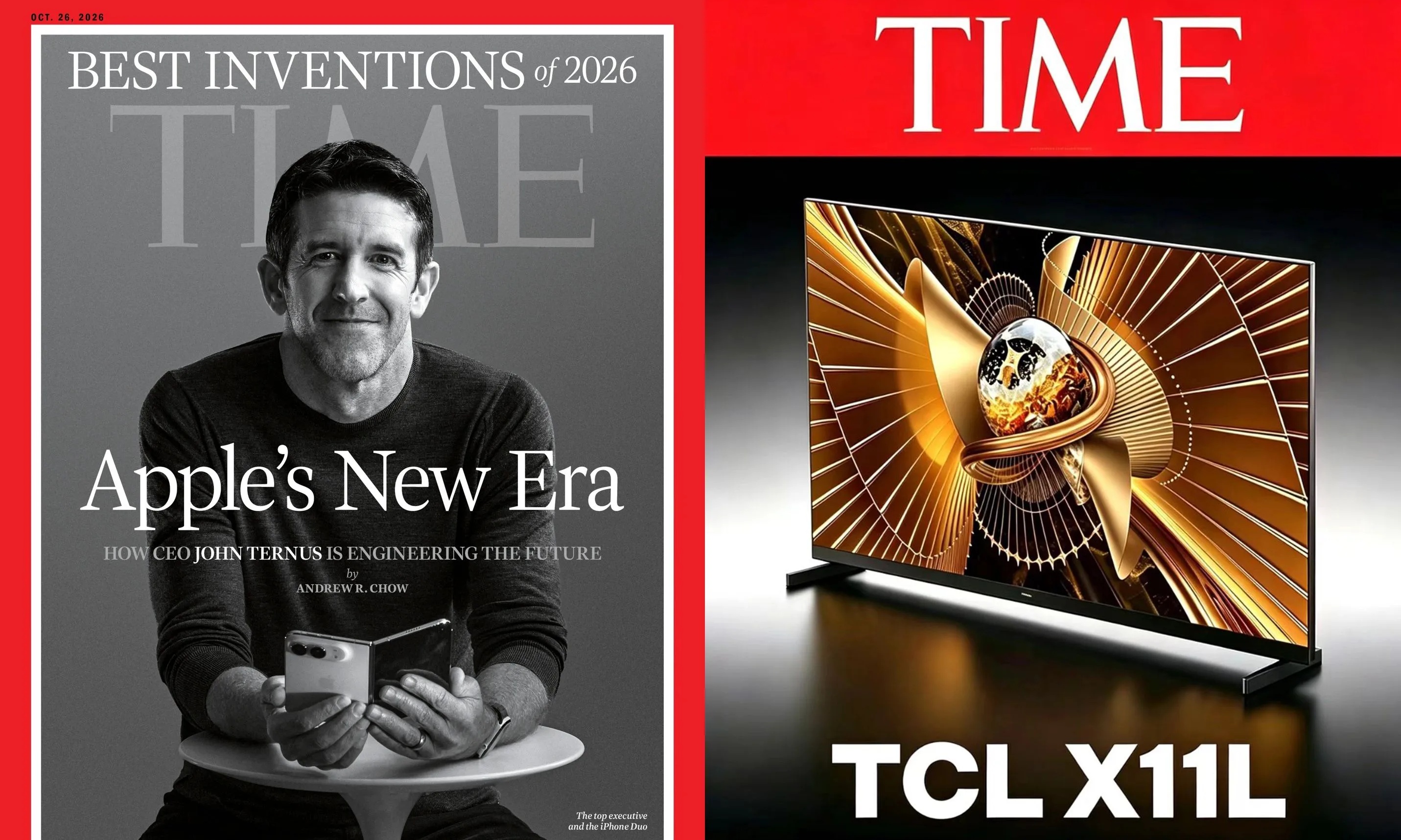 TCL X11L入选《时代》2026年度最佳发明，SQD-Mini LED再获国际认可