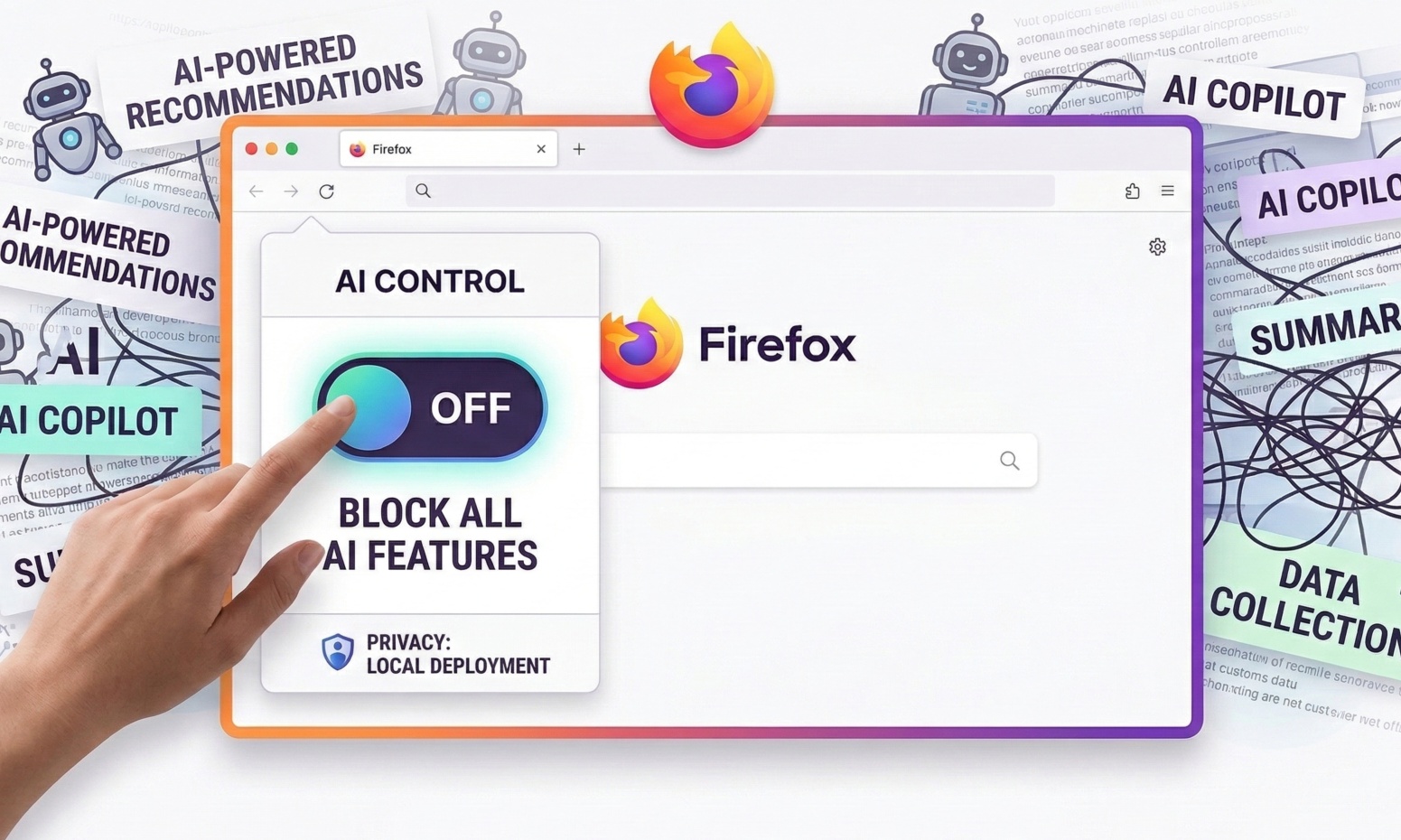 火狐「一键关闭AI」火了！AI浏览器必须将选择权还给用户？