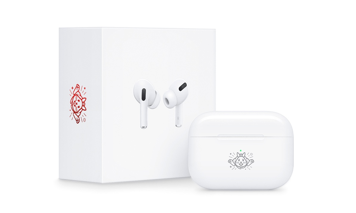 加量不加价！苹果兔年款AirPodsPro来了：专属图案加持