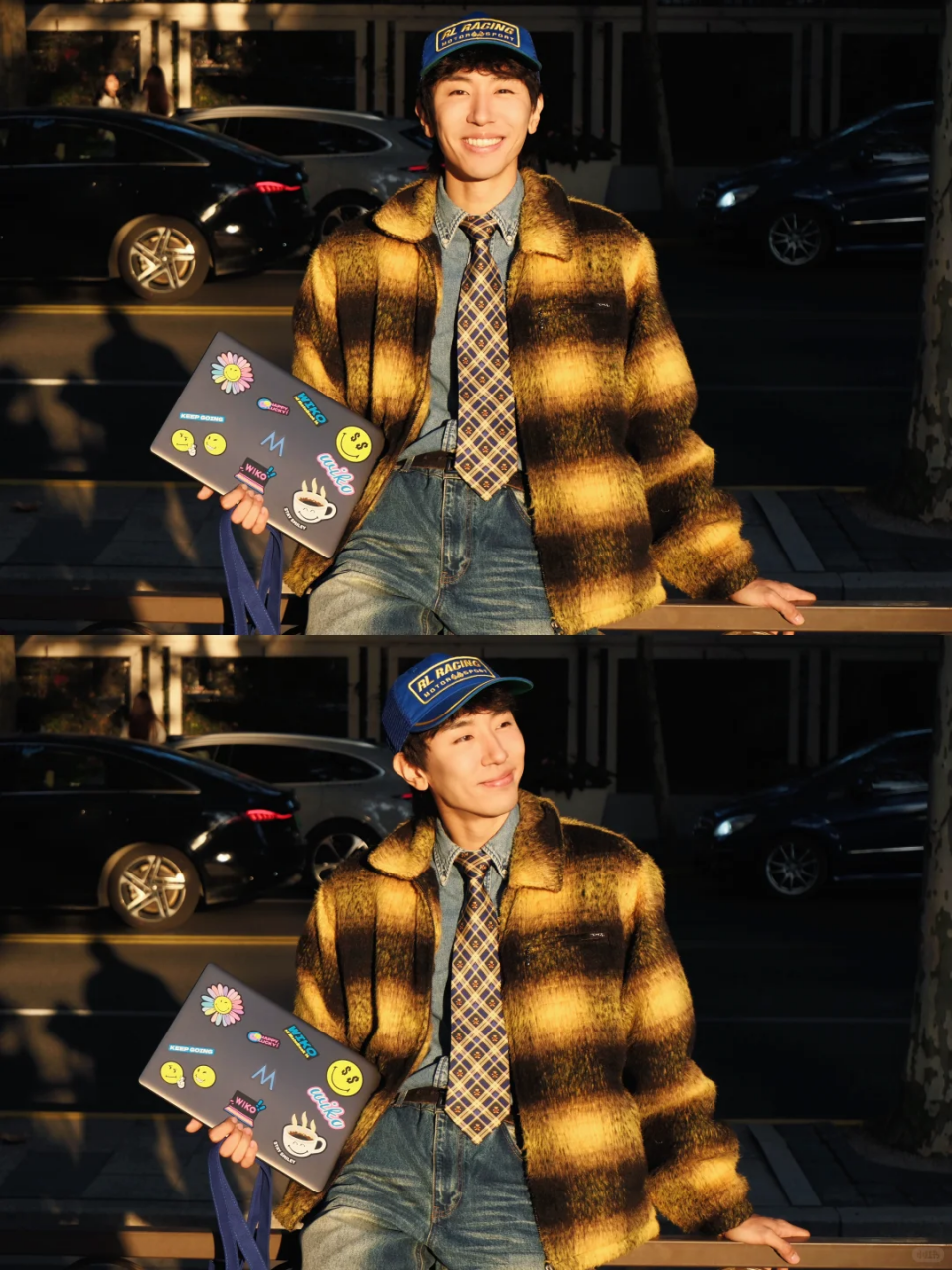 戴帽子的男人站在汽车旁

描述已自动生成