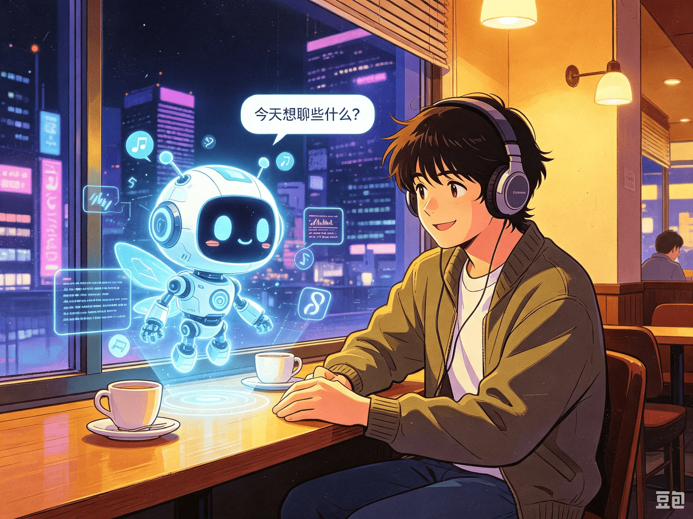 复古动漫风格AI与真人对话图生成_compressed.png
