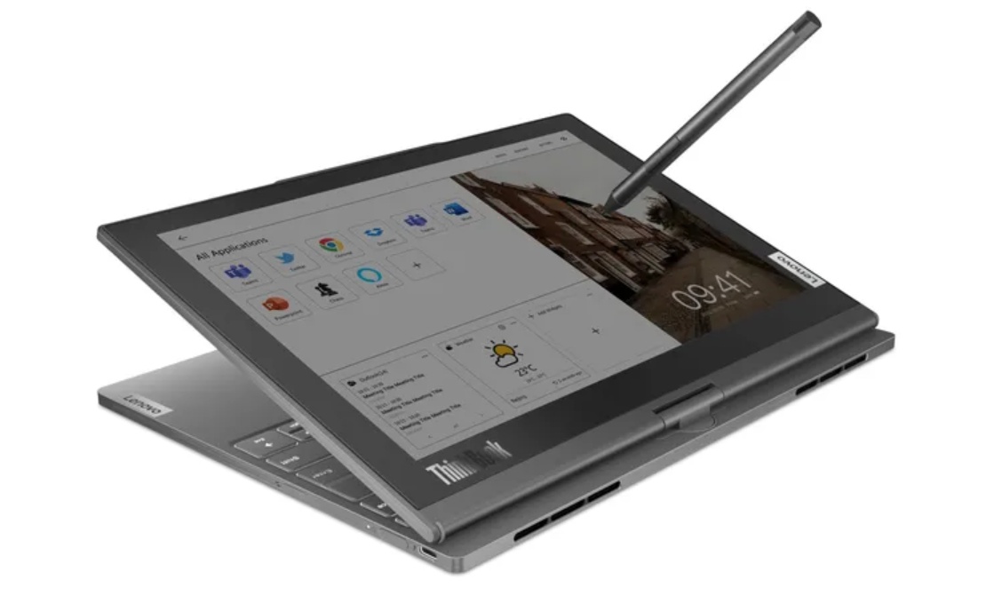 价格过万！联想新款笔记本亮相CES：OLED+墨水屏翻转设计