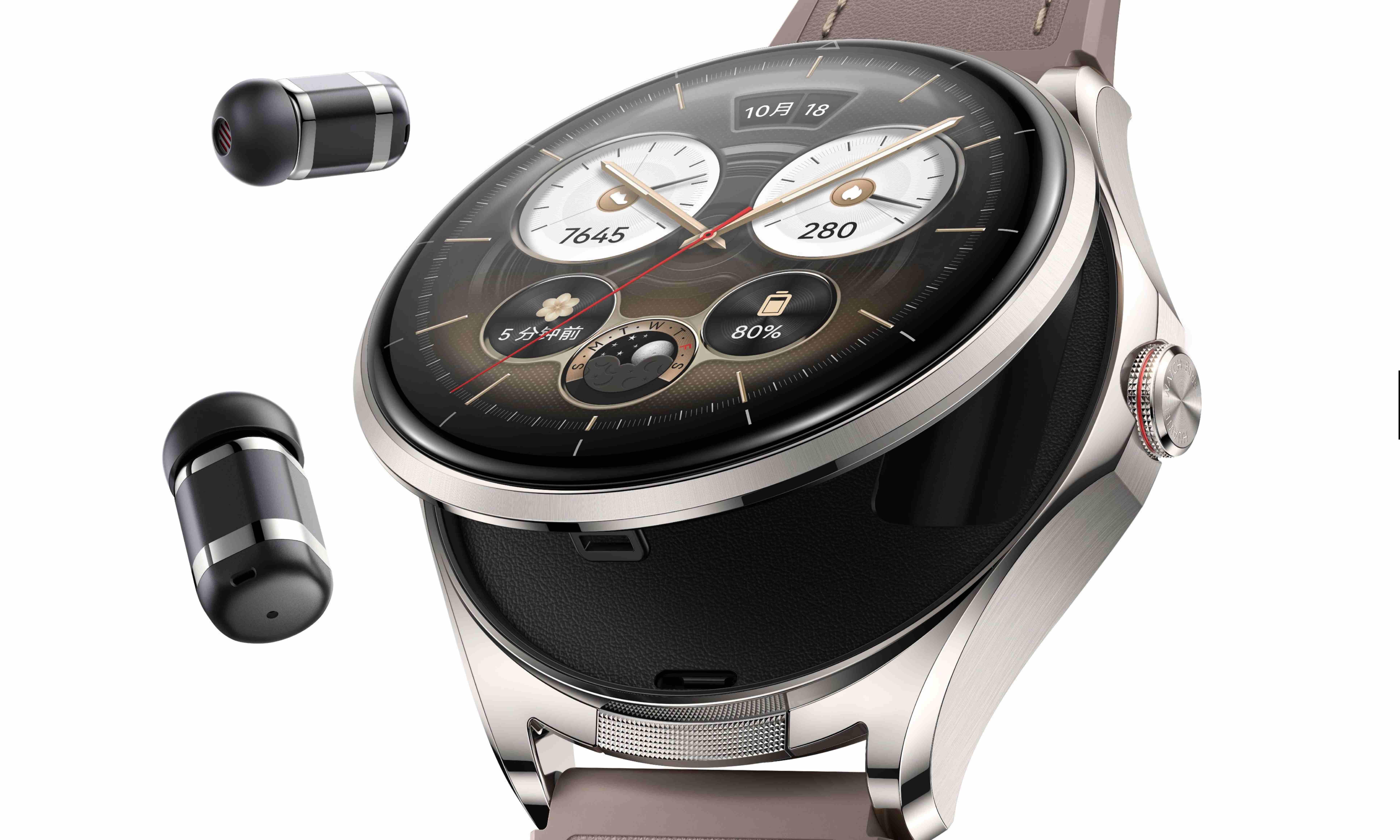 是智能手表也是耳机！华为发布全新二合一耳机表，全能表现超好用