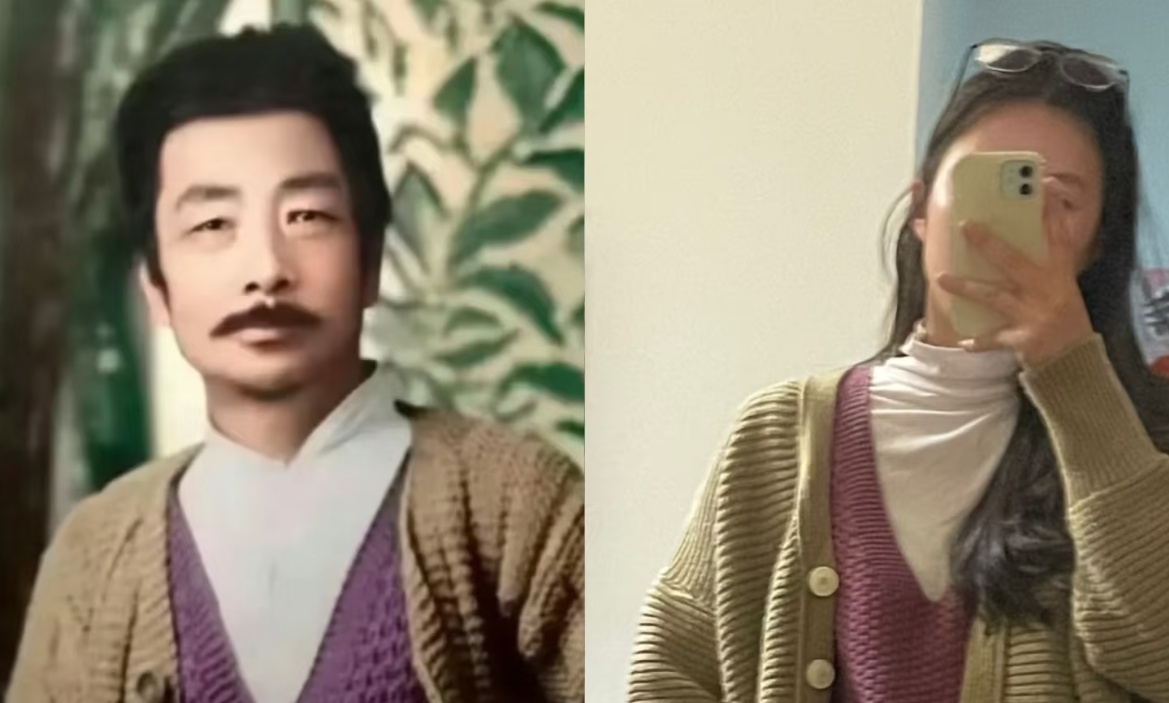 离谱!百年毛背心在小红书出圈,原来鲁迅才是最潮的男人?