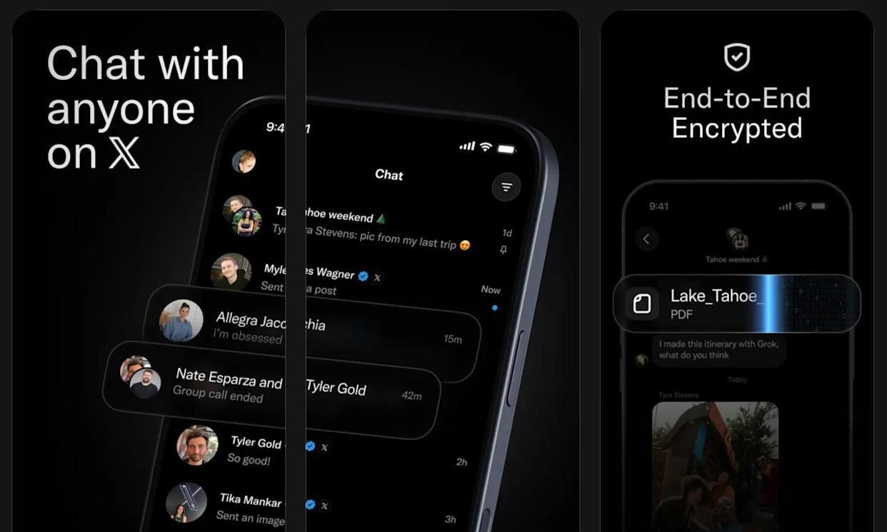 亲测真实!马斯克版“微信”XChat上线AppStore,这UI太酷了