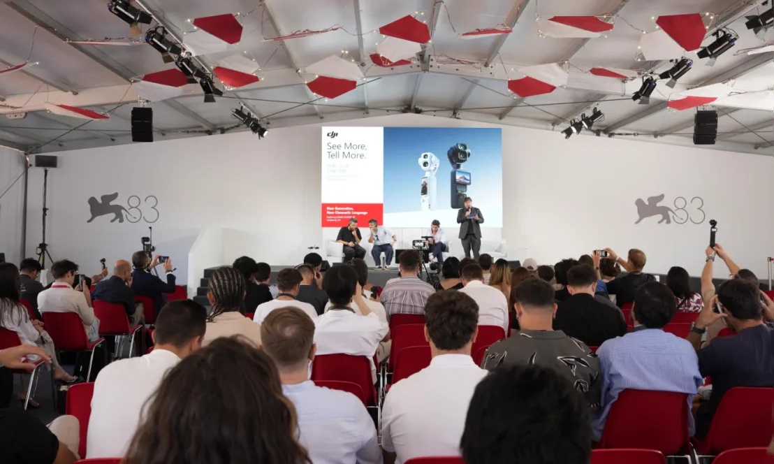 光影新浪潮：大疆 Osmo Pocket 4P 亮相威尼斯国际电影节，与专业电影人共同探索专业影像新范式