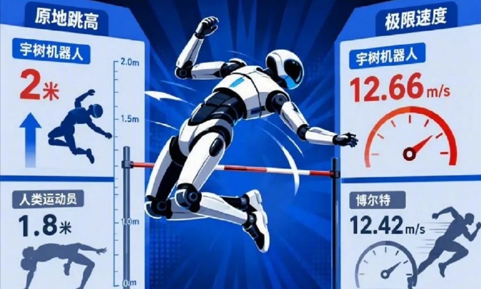 跑速超越博尔特!宇树「超人」机器人官宣亮相,运动能力突破想象