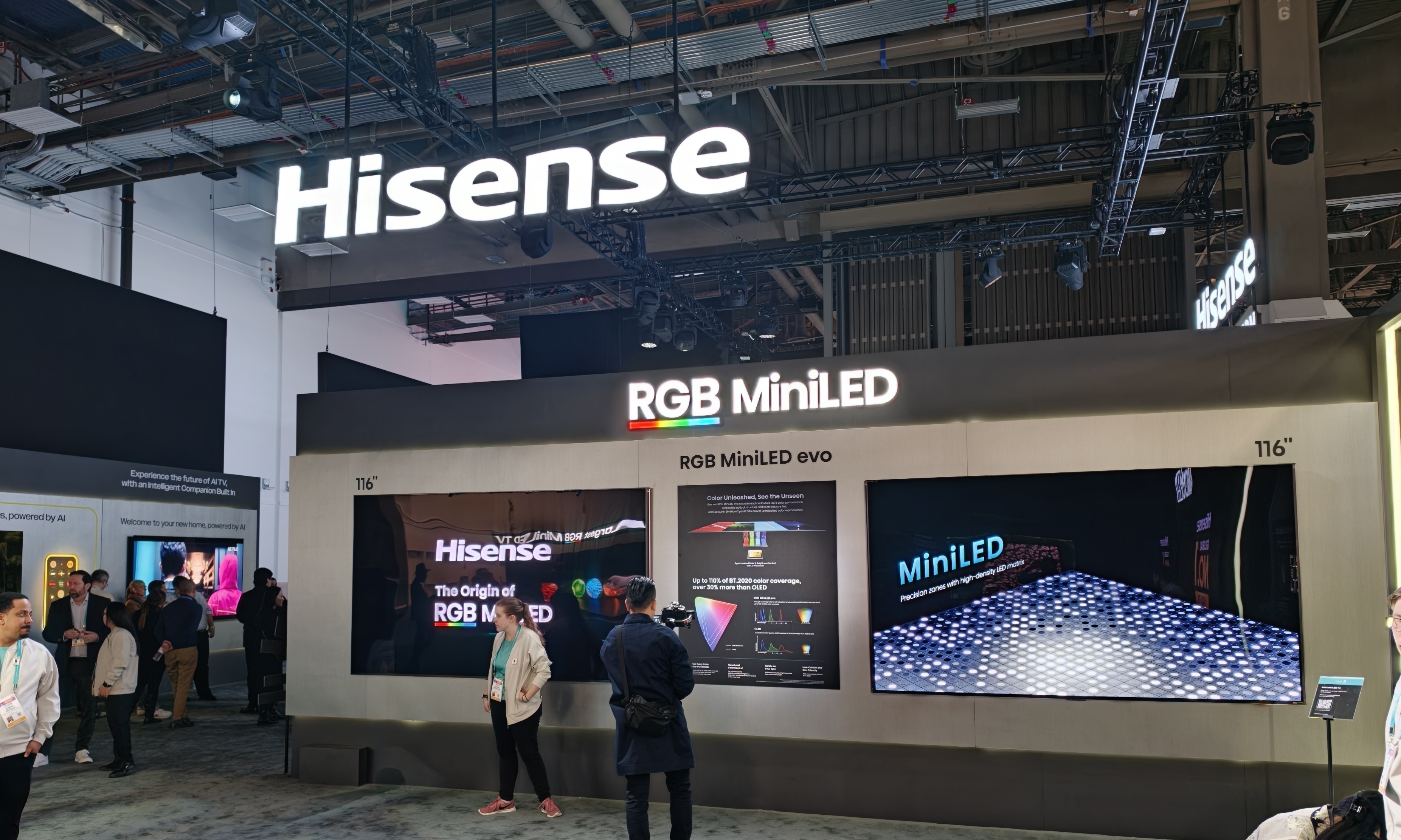 全新一代RGB-Mini LED电视炸场CES，海信还是「绝对C位」