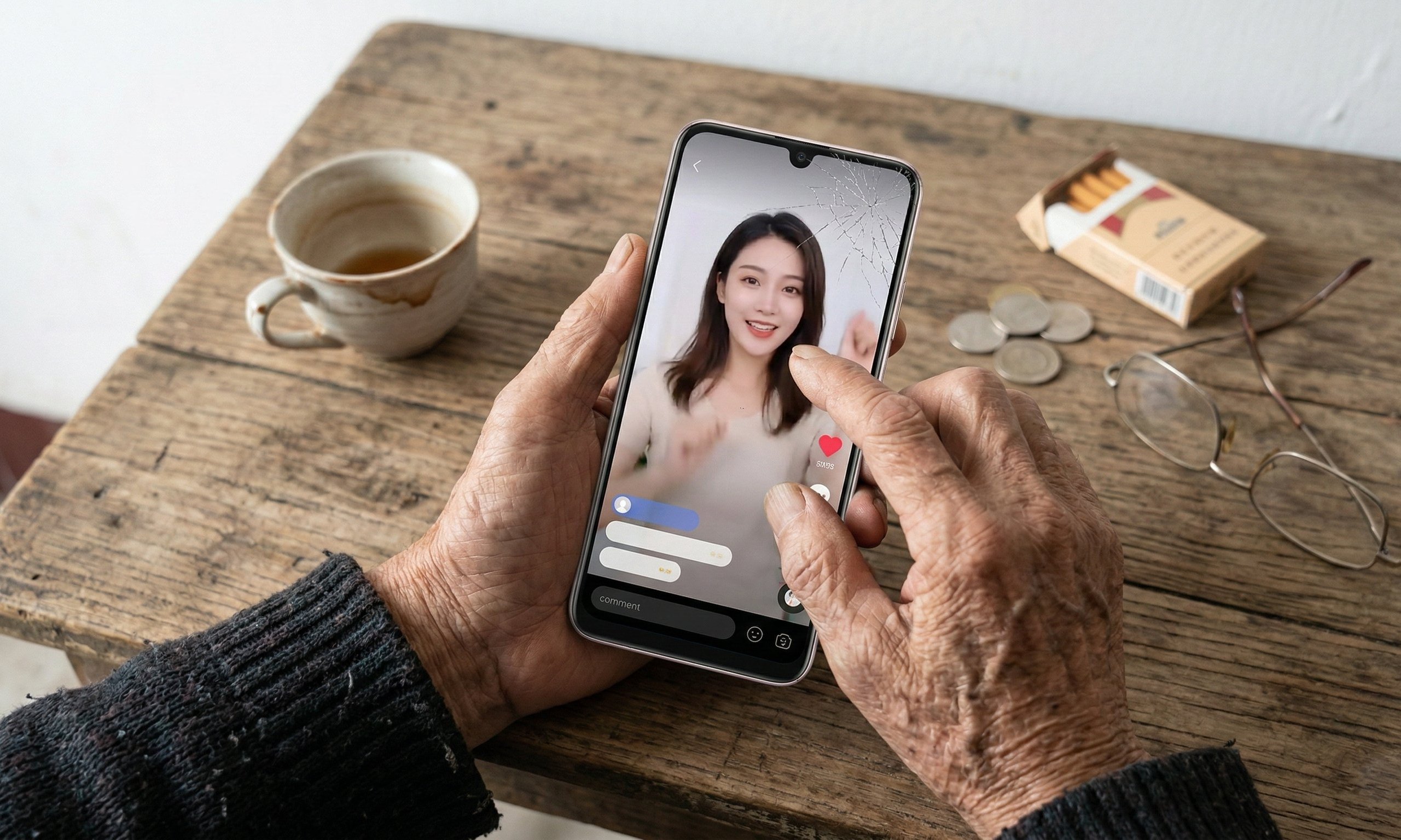 “视频就是真相”？狗血剧本与AI数字人下乡，农村老人成了新鲜「韭菜」