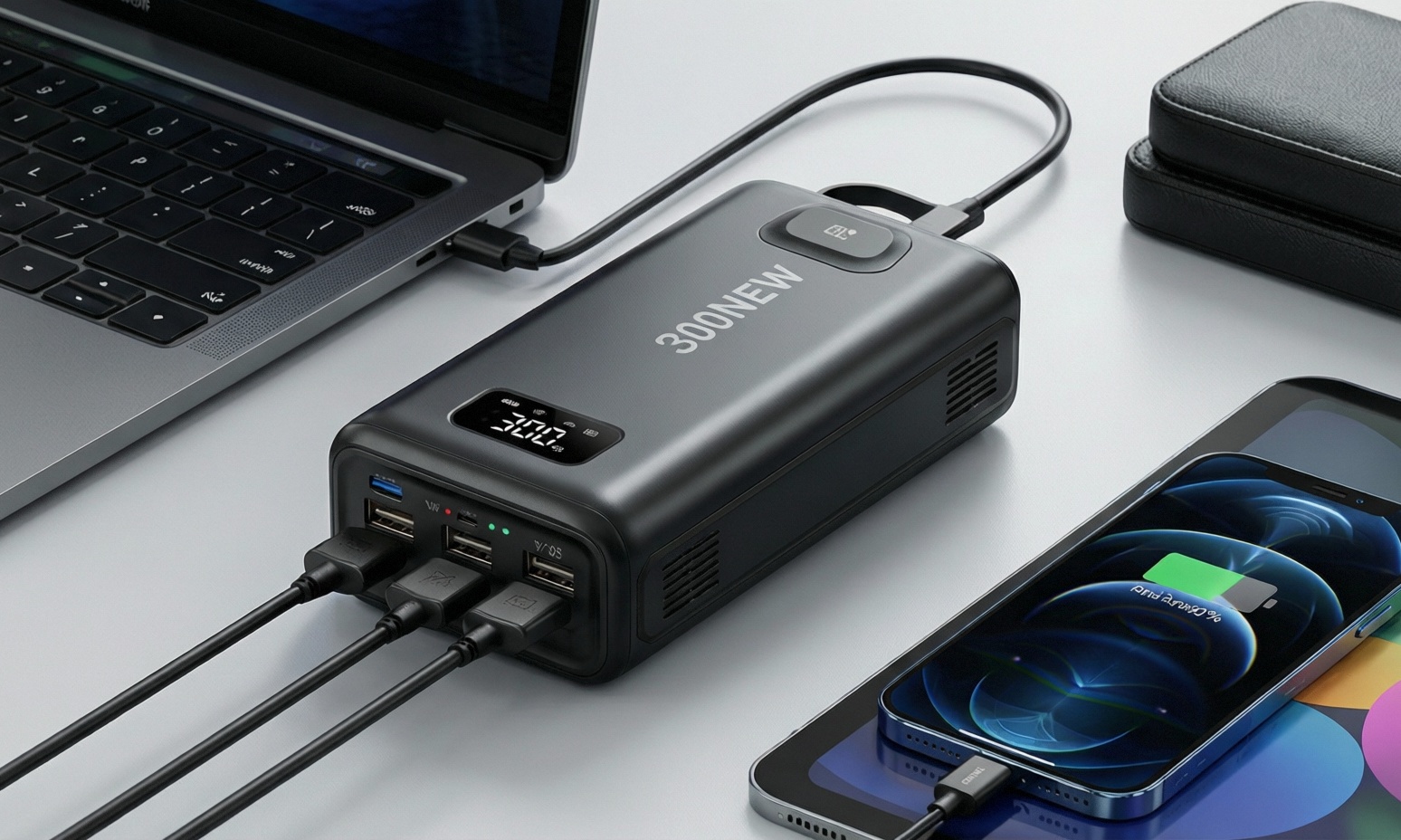 安克300W充电宝可上飞机/刘作虎晒OPPO新机10倍光变样张/赛力斯全资控股蓝电