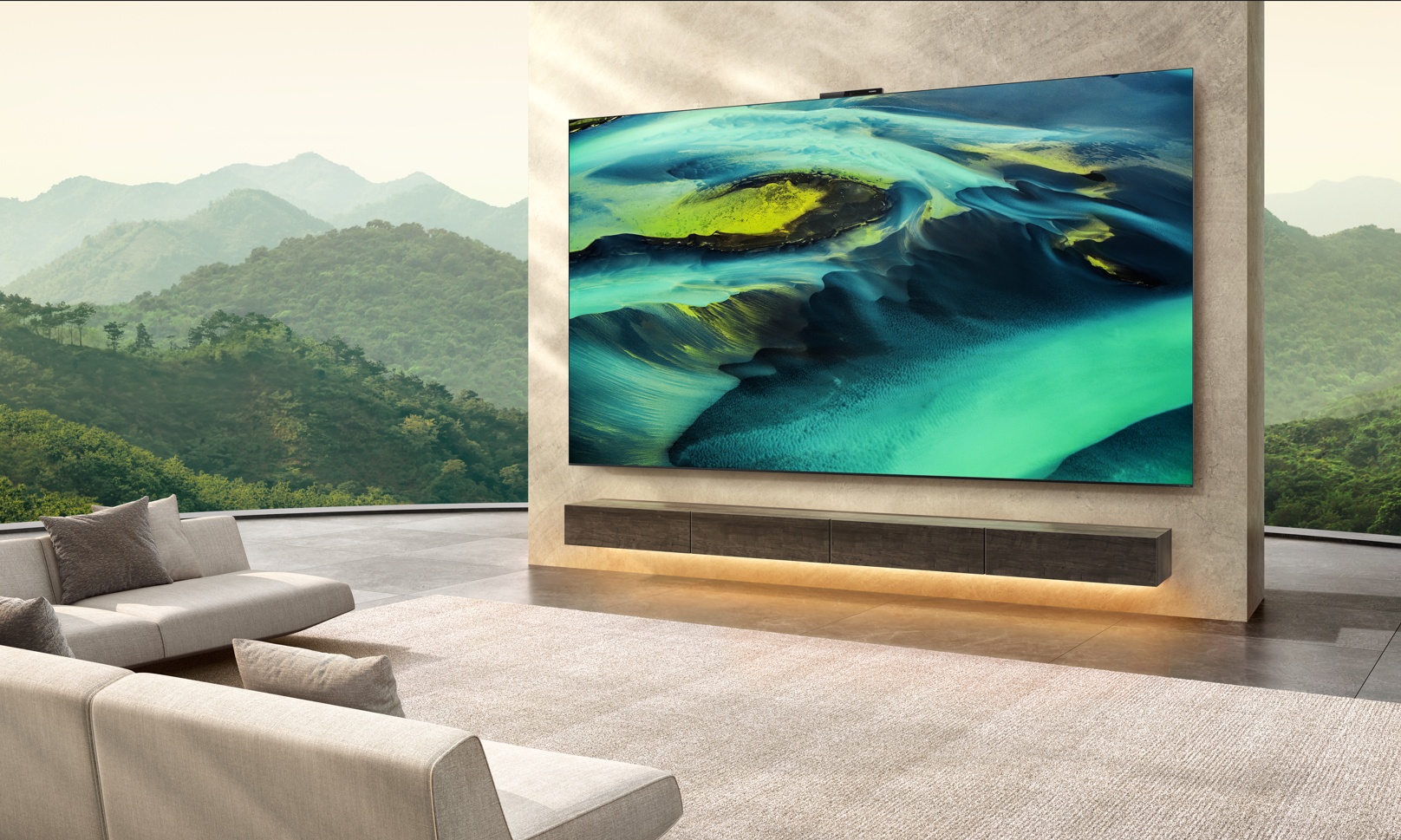 华为刚发布的「98吋大手机」，树立了电视行业的交互新标杆