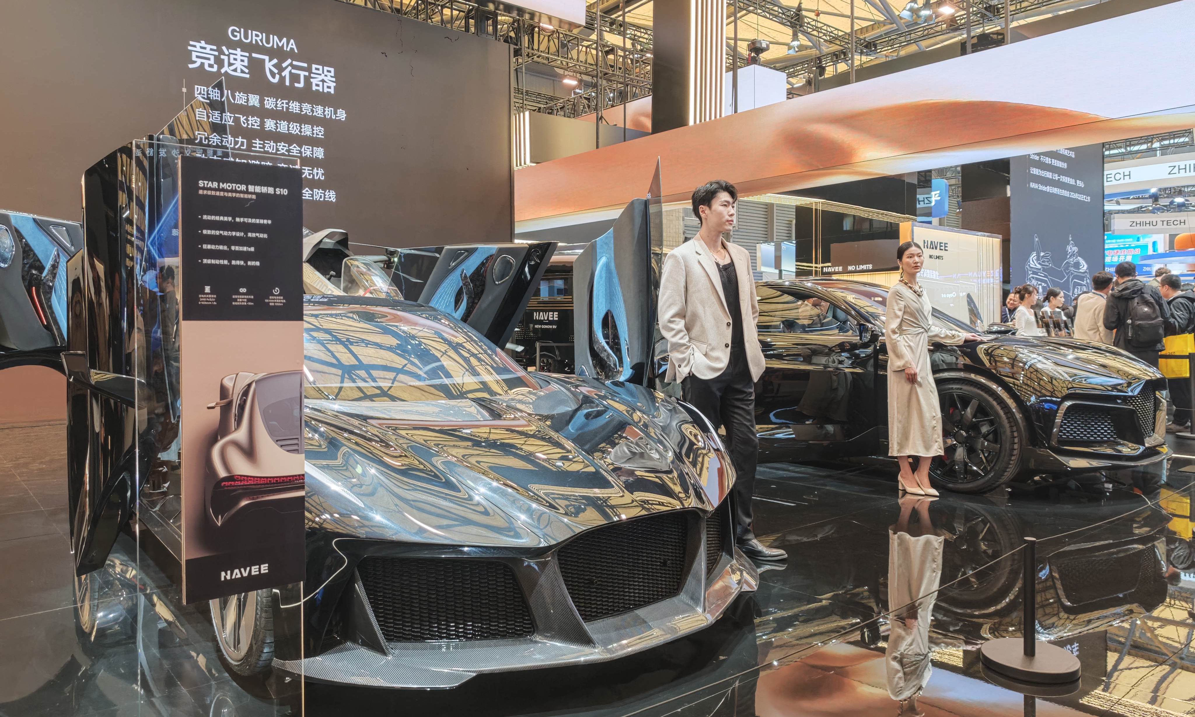 NAVEE不装了!AWE亮出「海陆空」全家桶,能飞能跑能旅居