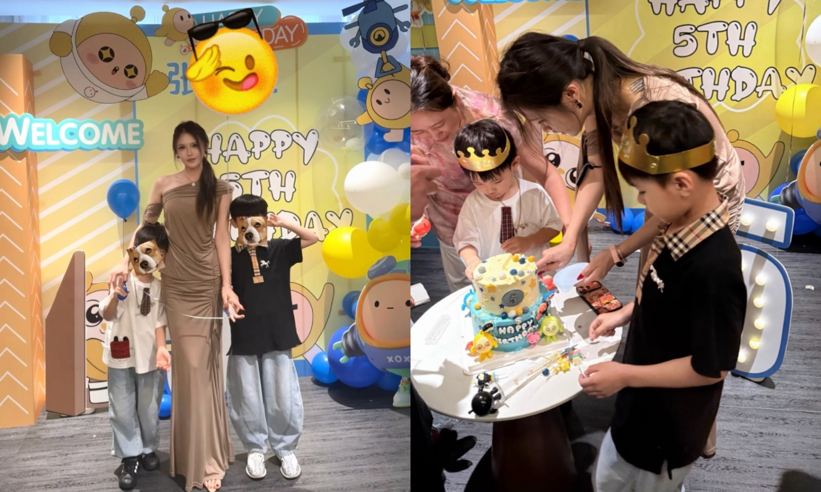 刻意回避?小杨哥儿子5岁生日宴排面拉满,唯独小杨哥不在