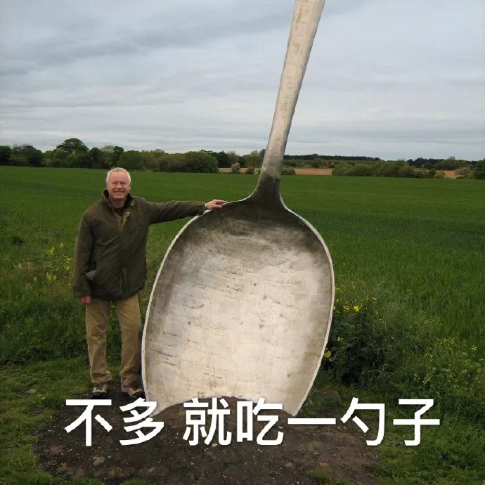只吃一勺,超大勺子,只吃一碗_大山谷图库