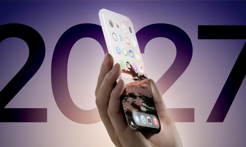 苹果首款曲面屏iPhone曝光，终于不挤牙膏了？