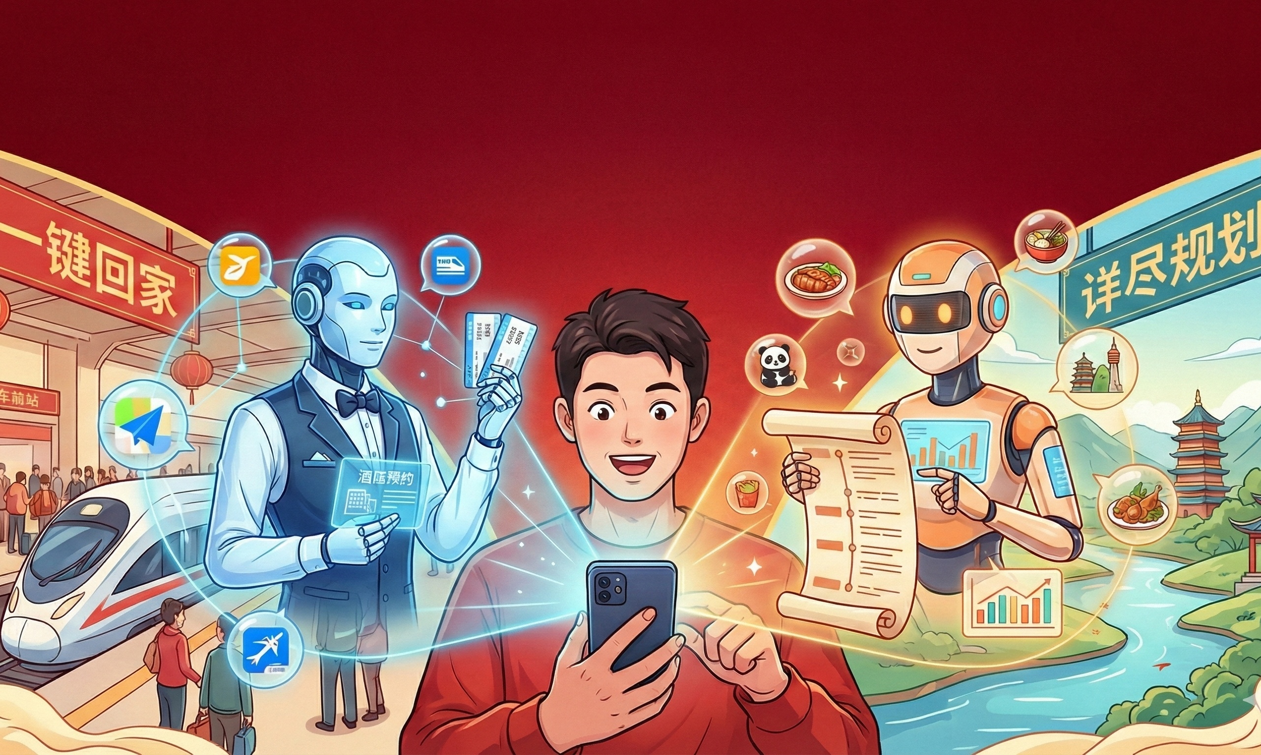 春节出行“外挂”已上线：实测用豆包、千问规划行程，结果比自己查的靠谱10倍